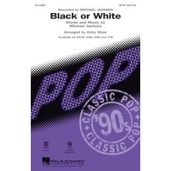 Jackson Black Or White (Shaw) Satb