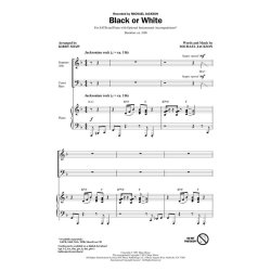 Jackson Black Or White (Shaw) Satb