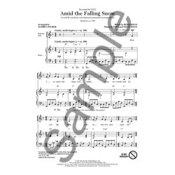 Amid The Falling Snow (SATB)