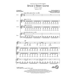 Gottwald/Sandberg Since U Been Gone (Sharon) Ssaa A Cappella Choral