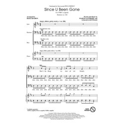 Gottwald/Sandberg Since U Been Gone (Sharon) Ttbb A Cappella Choral