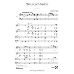 Snyder Audrey Madrigal For Christmas 2 Part Choral