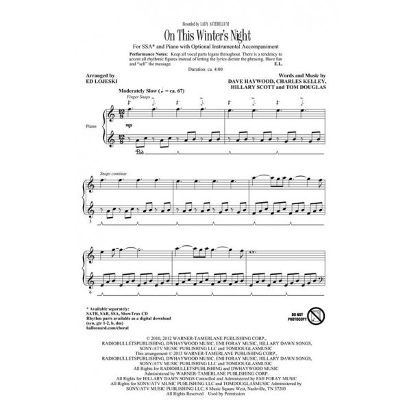 On This Winter's Night