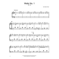 Frederic Chopin: Waltzes - Easy Piano