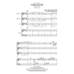 Sting Fields Of Gold (Arr Lawson Philip) Ssa Choral