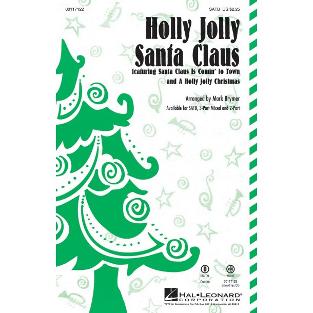 Holly Jolly/Santa Claus (Arr. Brymer) (SATB)