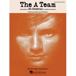 Sheeran Ed The A Team Piano Vocal Guitar Sheet