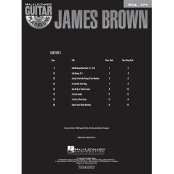 Guitar Play Along Vol. 171: James Brown (Book/CD)