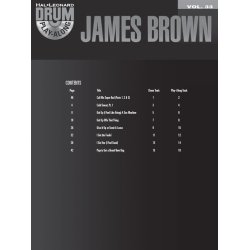 Drum Play Along Vol. 33: James Brown (Book/CD)