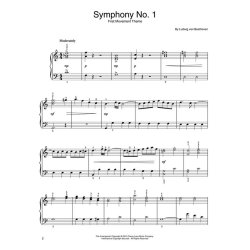 Themes From Beethoven's Nine Symphonies (Easy Piano)