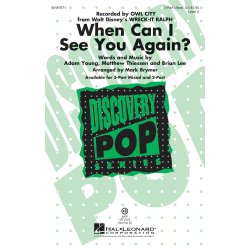 Owl City: When Can I See You Again (Arr. Brymer) (3-Part)