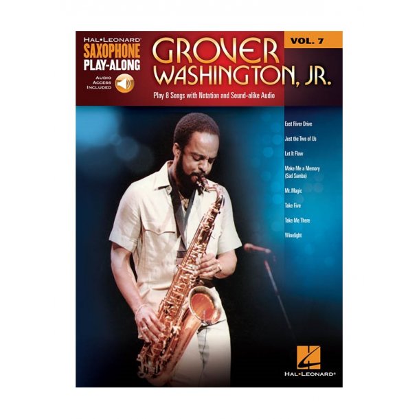 Saxophone Play Along Volume 7 Washington Grover Jr Sax Bk/Audio Online