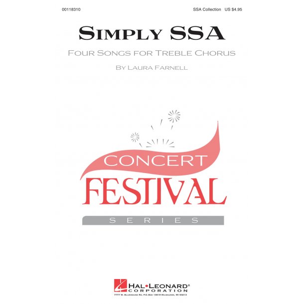 Simply SSA : Four Songs for Treble Chorus