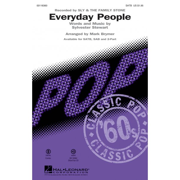Sly And The Family Stone: Everyday People (Arr. Brymer) (SATB)