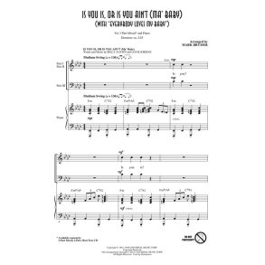 Is You Is Or Is You Ain't Ma' Baby (Arr. Brymer) (ShowTrax CD)