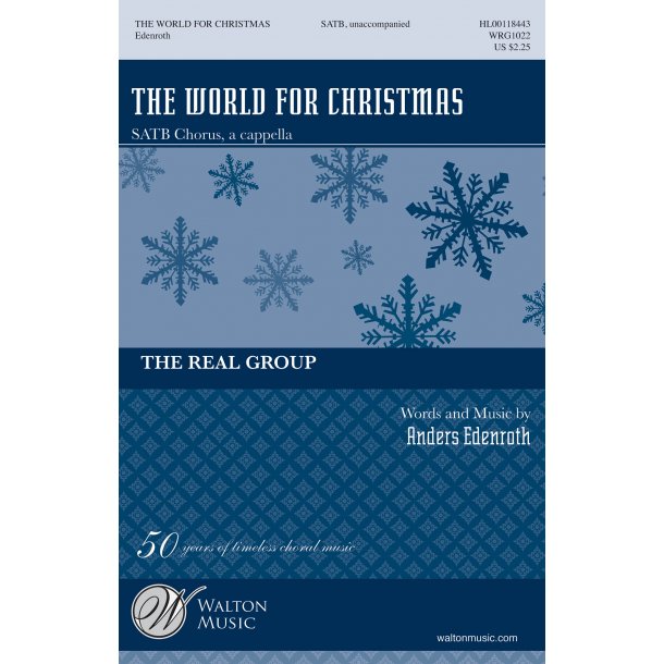 Edenroth The World For Christmas Satb & Optional Piano Choral
