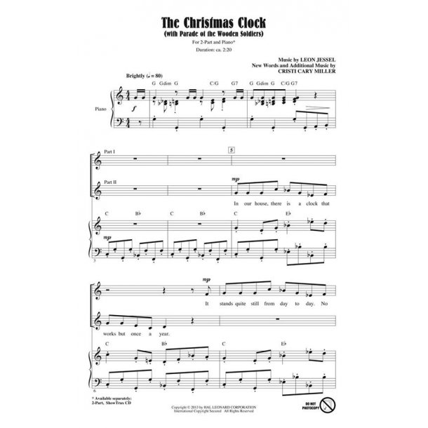 The Christmas Clock : with Parade of the Wooden Soldiers