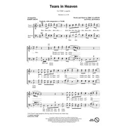 Clapton/Jennings Tears In Heaven (Arr Shaw Kirby) Ttbb A Cappella Chor