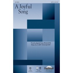 Hallquist A Joyful Song Satb Chor