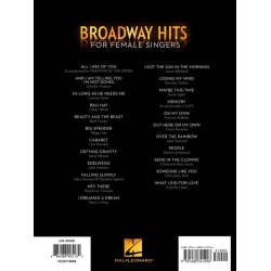 Broadway Hits: Original Keys For Female Singers