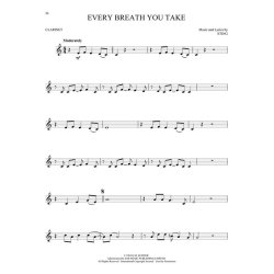 VH1's 100 Greatest Songs Of Rock And Roll For Clarinet