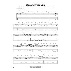 Dream Theater Bass Anthology Bass Guitar Book