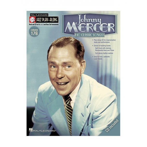 Jazz Play-Along Volume 176: Johnny Mercer (Book/CD)