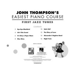 Thompson First Jazz Tunes Pf Bk
