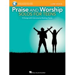 Praise and Worship Solos for Teens : Low Voice Includes Online Audio Backing Tracks