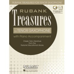 Rubank Treasures For Tenor Saxophone (Book/Online Audio)