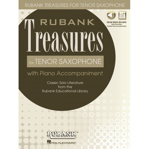 Rubank Treasures For Tenor Saxophone (Book/Online Audio)
