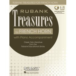 Rubank Treasures For French Horn (Book/Online Audio)