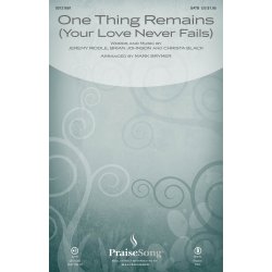 Riddle/Johnson/Black One Thing Remains (Arr Brymer Mark) Satb Choral