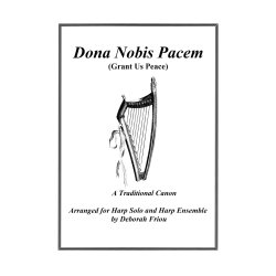 Dona Nobis Pacem Harp Solo/Ensemble (Arr Firou Deborah) Harp Bk