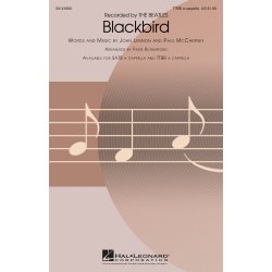 The Beatles Blackbird (Arr Rutherford Paris) Ttbb A Cappella Choral