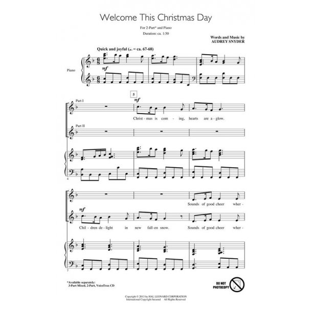Welcome This Christmas Day : Discovery Level 2