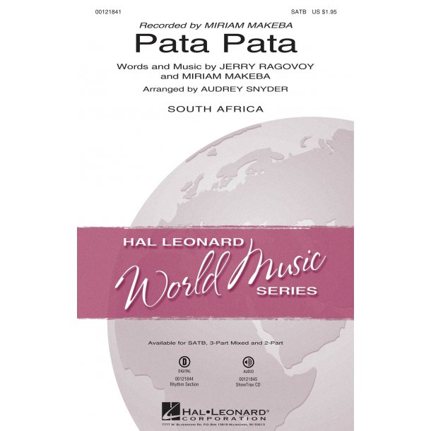 Miriam Makeba: Pata Pata (SATB arr. Audrey Snyder)