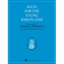 BACH FOR THE YOUNG BASS PLAYER (ARR KOLINSKI & ZIMMERMANN) DB/PF BK