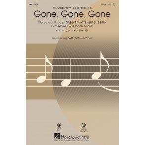 Phillip Phillips: Gone, Gone, Gone (Arr. Brymer) (2-Part)