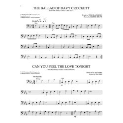 Trombone Easy Instrumental Play-Along: Disney