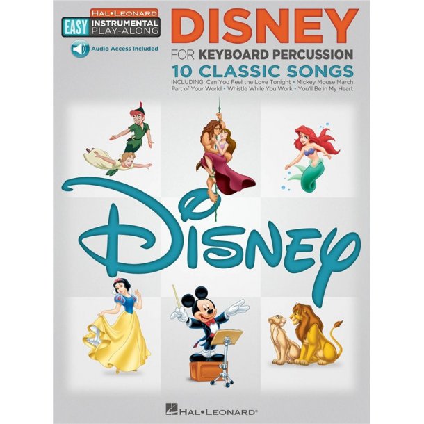 Keyboard Percussion Easy Instrumental Play-Along: Disney