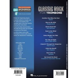 Trombone Easy Instrumental Play-Along: Classic Rock
