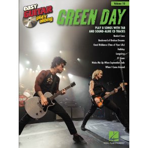Easy Guitar Play-Along Volume 10: Green Day (Book/CD)