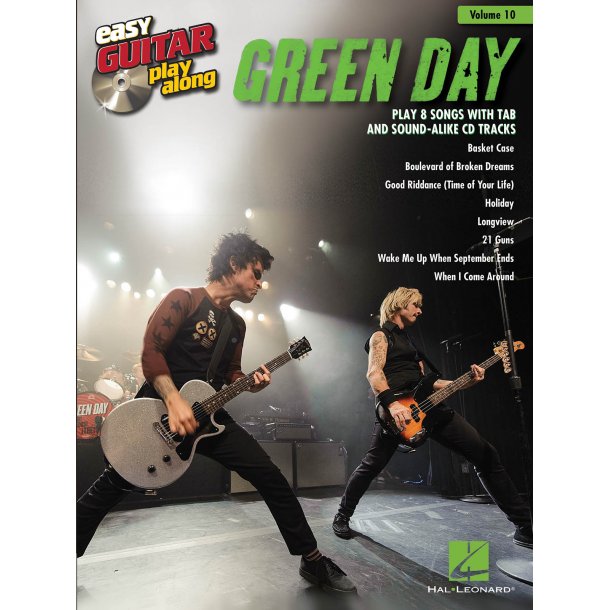 Easy Guitar Play-Along Volume 10: Green Day (Book/CD)