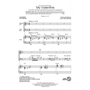 My Valentine ShowTrax CD : ShowTrax CD