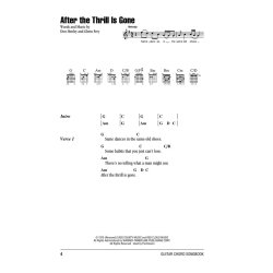 Eagles - Guitar Chord Songbook : Lyrics/Chord Symbols/Guitar Chord Diagrams