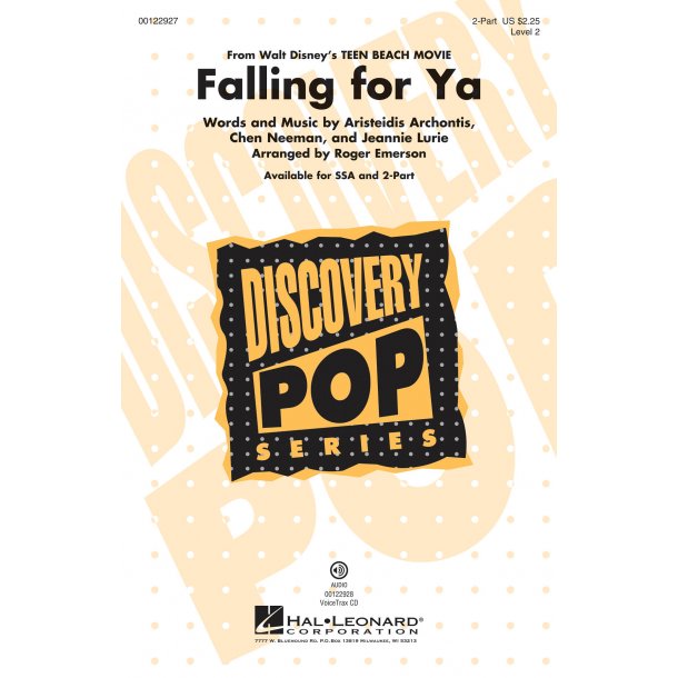 Falling For Ya : from Disney Teen Beach Movie