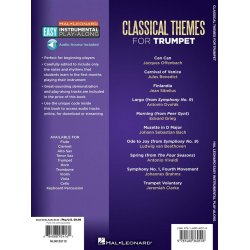 Trumpet Easy Instrumental Play-Along: Classical Themes