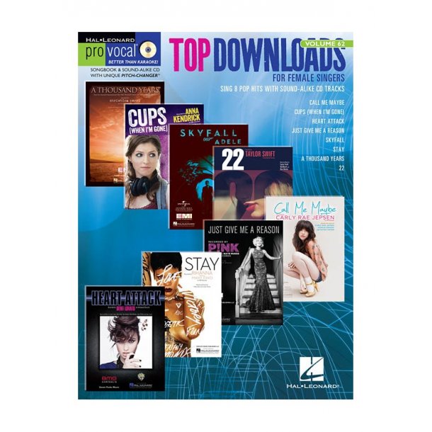 Pro Vocal Women's Edition Volume 62: Top Downloads