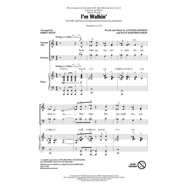 I'm Walkin'